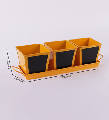 

Green Girgit Plant Container Set(Metal)