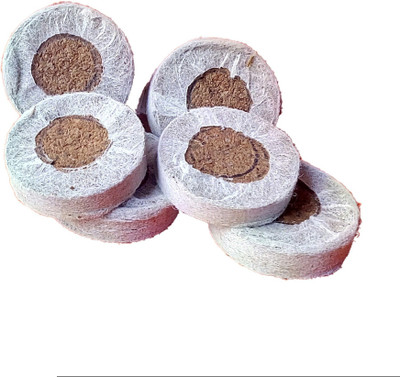 

Radongrow Coco Peat Disc-570 Plant Container Set(Pack of 70, Wood)