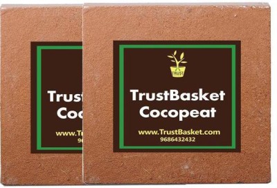 

TrustBasket COCOPEAT BLOCK - EXPANDS TO 150 LITRES OF COCO PEAT POWDER (Set of two 5kg blocks) Coco peat - 50 kg reconstitution weight (Set of two 5kg blocks) Soil Manure(10 kg Cake)