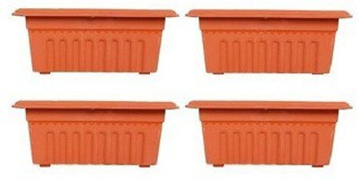 

minerva naturals Plant Container Set(Pack of 4, Plastic)