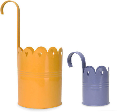 

Color Palatte Hanging Planter Plant Container Set(Pack of 2, Metal)
