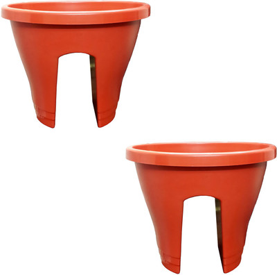 

Atlantic Glory Railing Pot Plant Container Set(Pack of 2, Plastic)