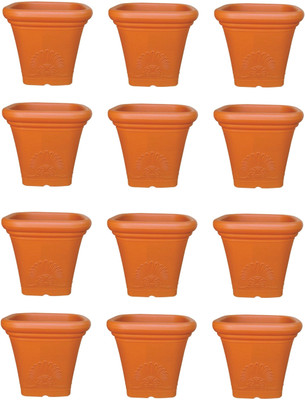 

Rk Plant Container Set(Pack of 12, Plastic)