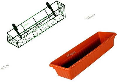 

VGreen Plant Container Set(Metal, Plastic)