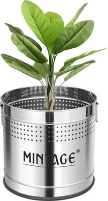 

Mintage planter 6 ltrs Plant Container Set(Metal)