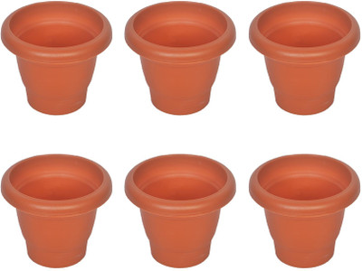 

Real Seed Planter Highly Durable And Elegant Plant Container Set(Pack of 6, Plastic)