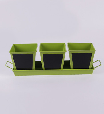 

Green Girgit Plant Container Set(Metal)