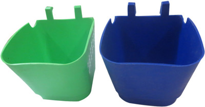 DCS Garden Wall Hanging Pot Multi Colour (Pack of 2) Plant Container Set(Pack of 2, Plastic) available at flipkart for Rs.140