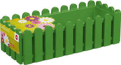 Emsa Landhaus Window Box 50 Cm Dark Green Plant Container(Plastic, External Height - 16.5 cm) Emsa Landhaus Window Box 50 Cm Dark Green Plant Container(Plastic, External Height - 16.5 cm)