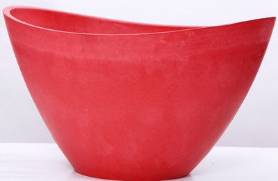 

AGRILABH HOME & KITCHEN GARDEN Plant Container(Plastic, External Height - 33 cm), Red