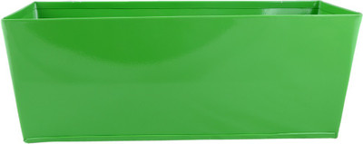 

Green Gardenia Garden Plant Container(Metal, External Height - 15 cm)