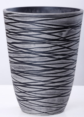 

AGRILABH HOME & KITCHEN GARDEN Plant Container(Plastic, External Height - 24 cm), Grey