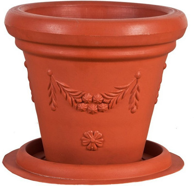 

FIXOPAN Plant Container(Plastic, External Height - 43 cm), Brown