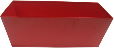 

Green Gardenia Plant Container(Metal, External Height - 16 cm), Red