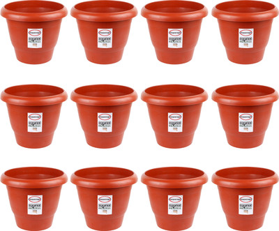 

Pepper Agro Plant Container(Plastic, External Height - 55 cm), Brown