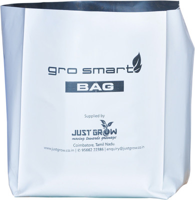 

gro smart Plant Container(Polythene, External Height - 40 cm), White