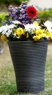 

AGRILABH HOME & KITCHEN GARDEN Plant Container(Plastic, External Height - 42 cm), Grey