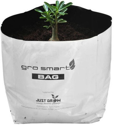

gro smart Plant Container(Polythene, External Height - 30 cm), Black;white