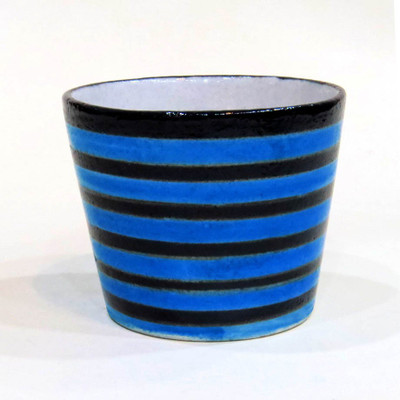 

Aurea Plant Container(Ceramic, External Height - 9 cm), Blue