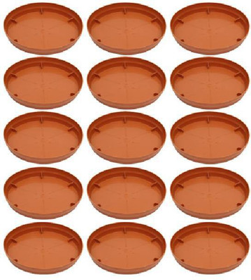 

Naina Plant Container(Plastic, External Height - 3cm cm), Brown