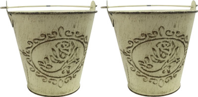 EZ Life Plant Container Set(Pack of 2, Metal)