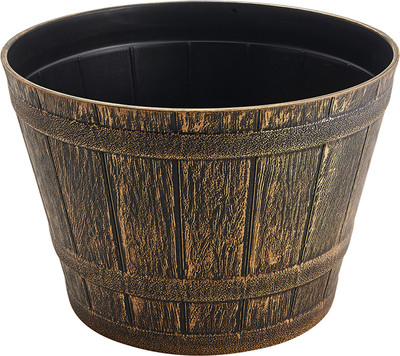 

CitiGardener Plant Container(Plastic, External Height - 21 cm), Brown