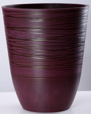

AGRILABH HOME & KITCHEN GARDEN Plant Container(Plastic, External Height - 32.5 cm), Purple