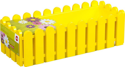 

Shrih Yellow 48cm Plastic Window Box Plant Container(Plastic, External Height - 16 cm)