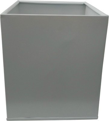 

Green Gardenia Garden Plant Container(Metal, External Height - 14 cm), White