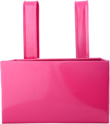 

Green Gardenia Garden Plant Container(Metal, External Height - 15 cm), Pink