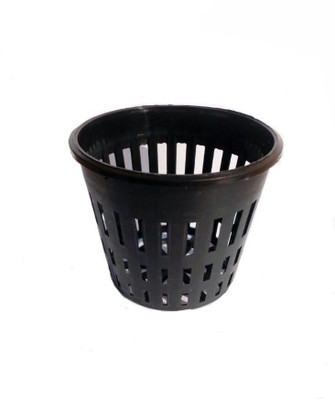 

VAYDASHI 3" Hydroponics And Aquaponics Net Pots / Cups (100 PCS) Available in India Plant Container(Plastic, External Height - 7.5 cm), Black