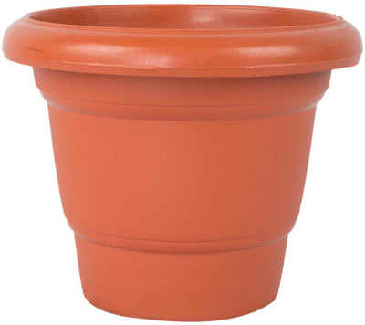 

Naina Plant Container(Plastic, External Height - Planter 1 - 23 cm, Planter 2 - 23 cm), Brown