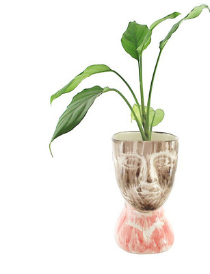 

RoyaL Indian Craft Art Garden Plant Container(Ceramic, External Height - 23 cm), Multicolor