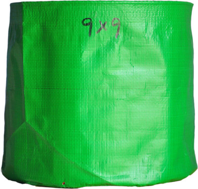 

Gro Smart Plant Container(Polythene, External Height - 9 cm), Green