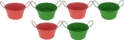 

EZ Life Plant Container Set(Pack of 6, Metal)