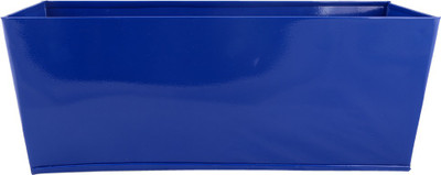 

Green Gardenia Garden Plant Container(Metal, External Height - 15 cm), Blue