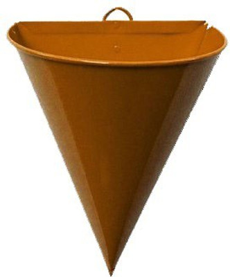 

First Smart Deal Plant Container(Metal, External Height - 23 cm), Yellow