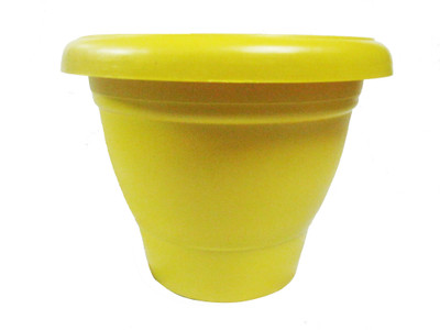 

Naina Plant Container(Plastic, External Height - Planter 1 - 23 cm, Planter 2 - 23 cm), Yellow