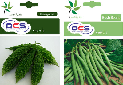 

DCS Bitter Gourd And Bush Beans Seeds Seed(1 per packet)