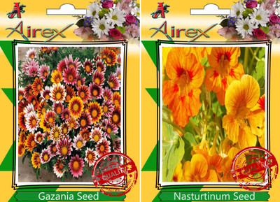 

Airex Gazania, Nasturtium Mixed Seed(20 per packet)