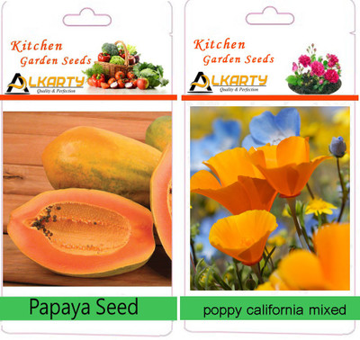 

Alkarty poppy california seed, papaya seed Seed(20 per packet)