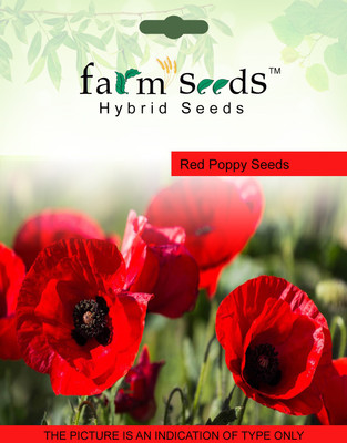 

FARM SEEDS Red Poppy Seed(100 per packet)