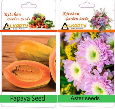 

Alkarty Papaya seeds, aster seeds Seed(20 per packet)