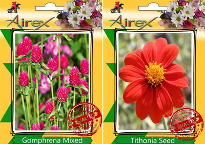 Airex Gomphrena Mixed and Tithonia Seed(15 per packet)