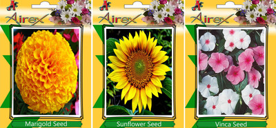 

Airex Marigold,Sunflower and Vinca Seed(20 per packet)