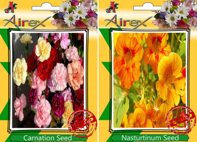 Airex Carnation, Nasturtium Mixed Seed(15 per packet)