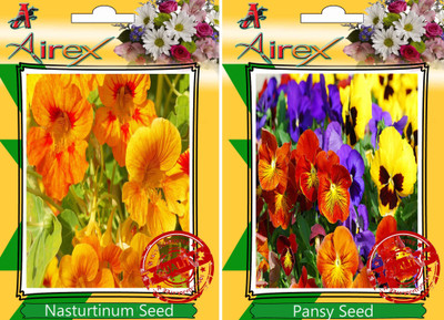 

Airex Nasturtium Mixed, Pansy Seed(15 per packet)