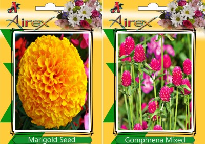 

Airex Marigold, Gomphrena Mixed Seed(15 per packet)