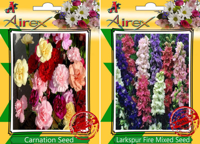 

Airex Carnation, Larkspur Fire Mixed Seed(15 per packet)