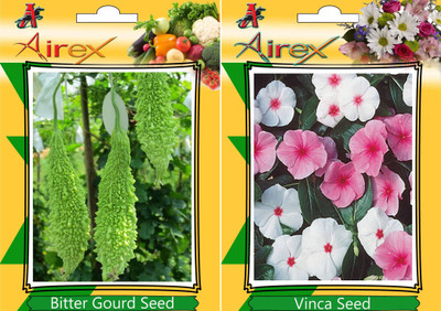 Airex Bitter Gourd and Vinca Seed(15 per packet)